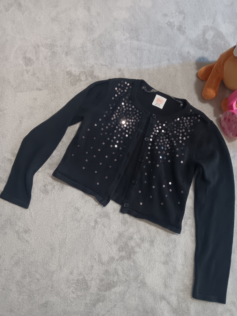 wonder nation Black Sequin-Embellished Cardigan